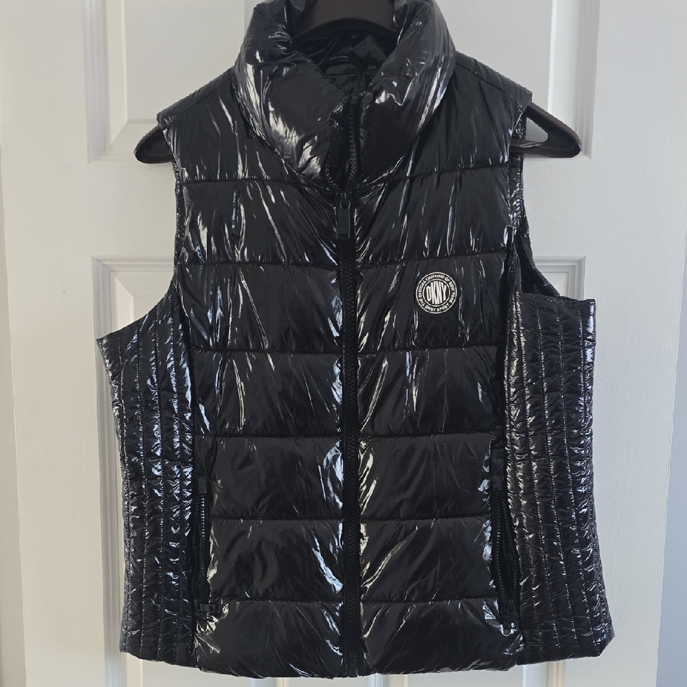 DKNYC Black Puffer Vest